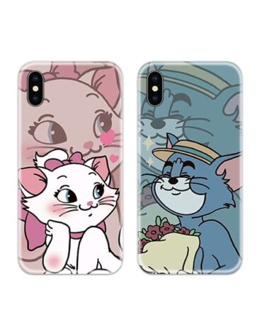 Tom and Marie Couple Case Back Covers