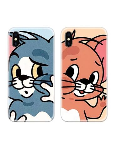 Tom and Jerry Stick Couple Case Back Covers