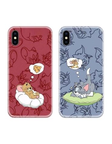 Tom and Jerry Dreaming Couple Case Back Covers