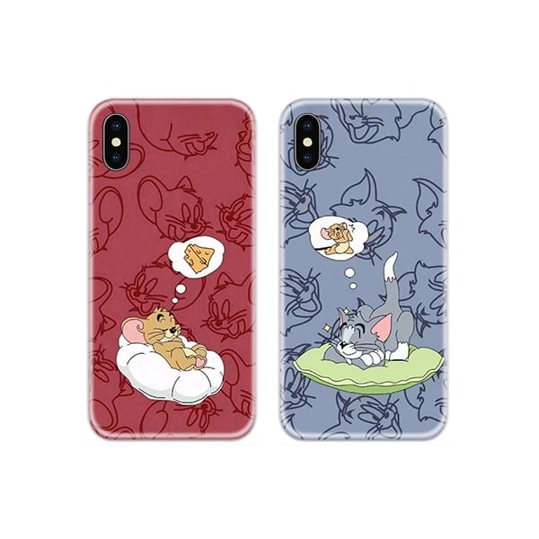 Tom and Jerry Dreaming Couple Case Back Covers