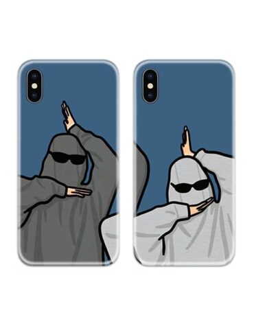 Sunglasses Funny Couple Case Back Covers